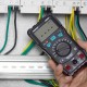 High Precision Multimeter DM90A 6000 Counts Auto Ranging Electrician Digital Voltage Meter Flash Light Back High Precision Multimeter DM90A 6000 Counts Auto Ranging Electrician Digital Voltage Meter Flash Light Back
