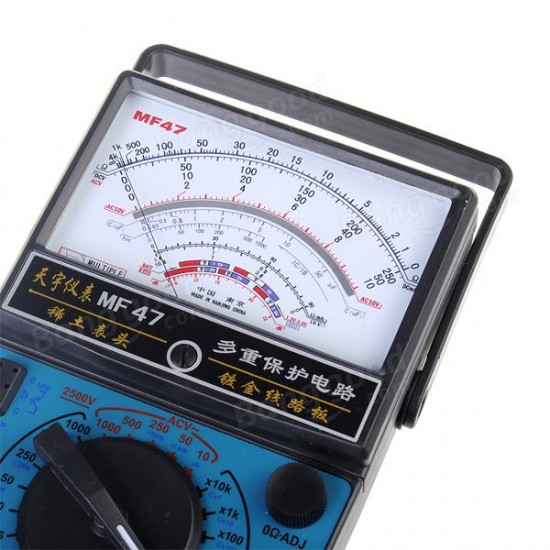 MF-47 Analog Multi Meters Volt Meter Ammeter Ohm Meter Battery Tester MF-47 Analog Multi Meters Volt Meter Ammeter Ohm Meter Battery Tester