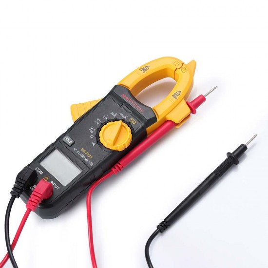 MS2030 Portable Digital Clamp Multimeter Meter Data Hold AC Current Voltage Tester