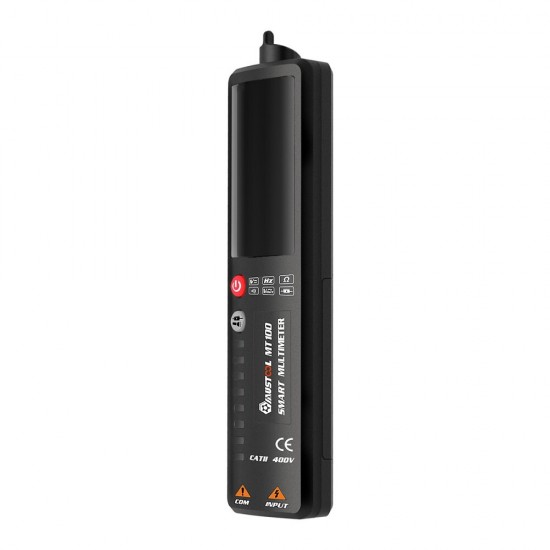 MT100 Curved Screen Multimeter Digital Voltage Tester 3-Line Display Voltmeter Ohm Hz with Analog Bar & 8 LED Indicator DMM MT100 Curved Screen Multimeter Digital Voltage Tester 3-Line Display Voltmeter Ohm Hz with Analog Bar & 8 LED Indicator DMM
