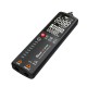 MT100 Curved Screen Multimeter Digital Voltage Tester 3-Line Display Voltmeter Ohm Hz with Analog Bar & 8 LED Indicator DMM MT100 Curved Screen Multimeter Digital Voltage Tester 3-Line Display Voltmeter Ohm Hz with Analog Bar & 8 LED Indicator DMM
