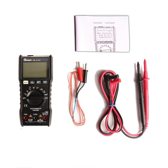 MT108T Square Wave Output True RMS NCV Temperature Tester Digital Multimeter 6000 Counts Backlight AC DC Current/Voltage Resistance Frequency Capacitance