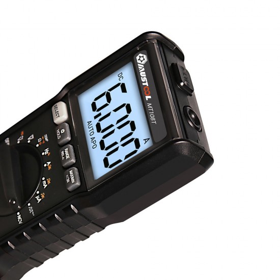 MT108T Square Wave Output True RMS NCV Temperature Tester Digital Multimeter 6000 Counts Backlight AC DC Current/Voltage Resistance Frequency Capacitance MT108T Square Wave Output True RMS NCV Temperature Tester Digital Multimeter 6000 Counts Backlight AC DC Current/Voltage Resistance Frequency Capacitance