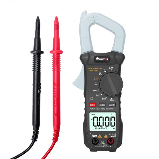 X2 Pocket 6000 Counts True RMS Clamp Meter AC Voltage & Current Digital Multimeter Automatic Digital Meter With Square Wave Output Ω/V/A/Diode/Frequency/Continuity Test