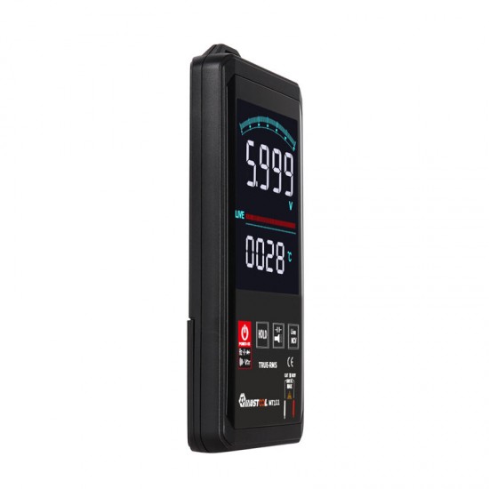 MT111 Touch Screen Digital Multimeter 6000 Counts Intelligent Scanning Digital Multimeter AC DC Measurement NCV True RMS Measurement MT111 Touch Screen Digital Multimeter 6000 Counts Intelligent Scanning Digital Multimeter AC DC Measurement NCV True RMS Measurement