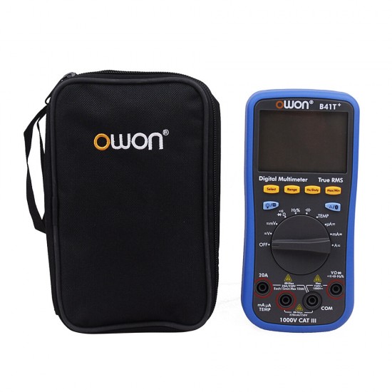 B41T+ 4 1/2 Digital Multimeter With Bluetooth True RMS Tester Meter 3 in 1 Datalogger + Multimeter + Temperature Meter B41T+ 4 1/2 Digital Multimeter With Bluetooth True RMS Tester Meter 3 in 1 Datalogger + Multimeter + Temperature Meter