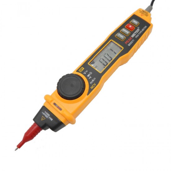 MS8211 Integrated Design Digital NVC Multimeter Pen Type Meter DMM Diode and Continuity Test with Probe