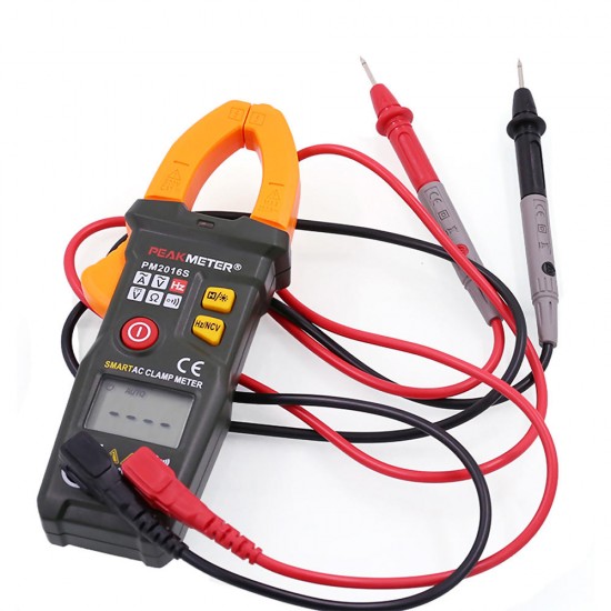 PM2016S 6000 Counts True RMS Multimeter NCV Test V/A/Ω Auto Scan Clamp Meter