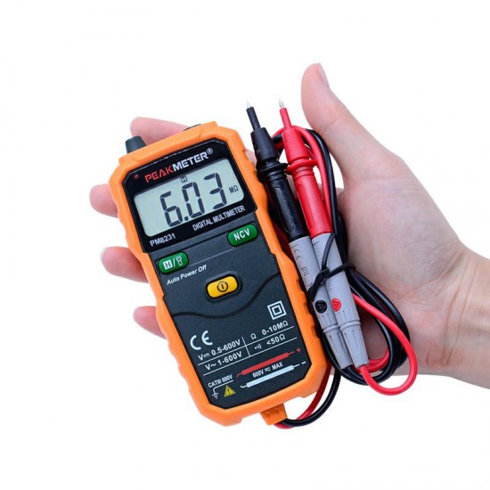 PM8231 NCV Multimeter Intelligent Digital Multimeter Portable Universal Strap Lighting