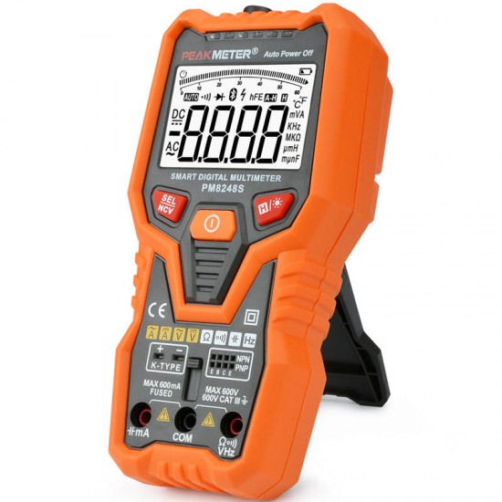 PM8248S Auto Range Digital NCV Multimeter Voltmeter Ammeter Frequency Resistance Capacitance Temperature Tester PM8248S Auto Range Digital NCV Multimeter Voltmeter Ammeter Frequency Resistance Capacitance Temperature Tester