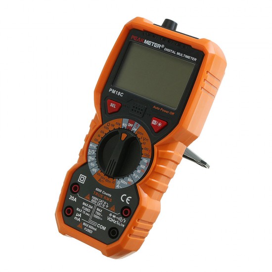 PM18C True RMS Digital Multimeter AC/DC LCD Display Multimeter