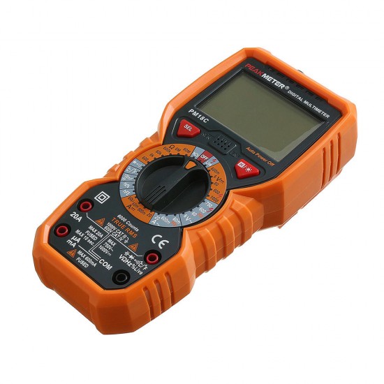 PM18C True RMS Digital Multimeter AC/DC LCD Display Multimeter