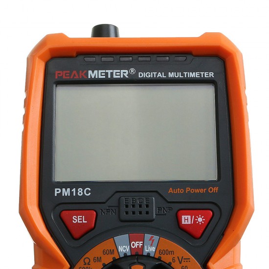 PM18C True RMS Digital Multimeter AC/DC LCD Display Multimeter