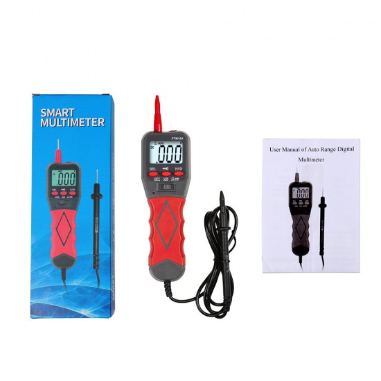 PTM6A Automatic Range Digital Multimeter with Backlight AC DC Voltage Resistance Frequency Temperature Tester
