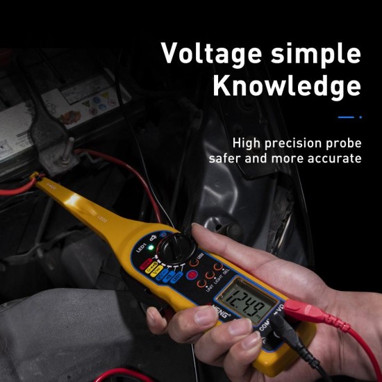 Power Electric Multi-function Auto Circuit Tester Multimeter Lamp Automotive Electrical Multimeter