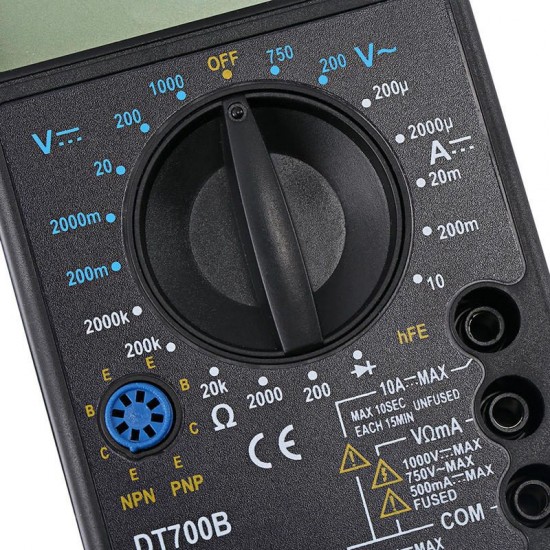 Professional DT700B Digital Multimeter AC DC Voltmeter DC Current Resistance Diode Tester Tool Professional DT700B Digital Multimeter AC DC Voltmeter DC Current Resistance Diode Tester Tool
