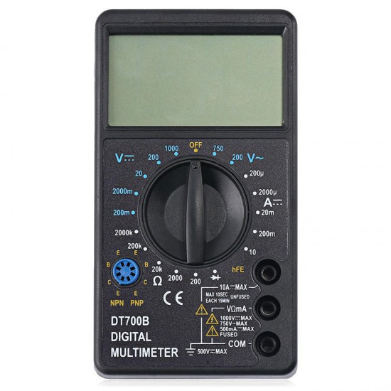 Professional DT700B Digital Multimeter AC DC Voltmeter DC Current Resistance Diode Tester Tool