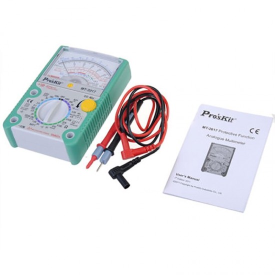 MT-2017 AC/DC LCD Protective Function Analog Multimeter MT-2017 AC/DC LCD Protective Function Analog Multimeter