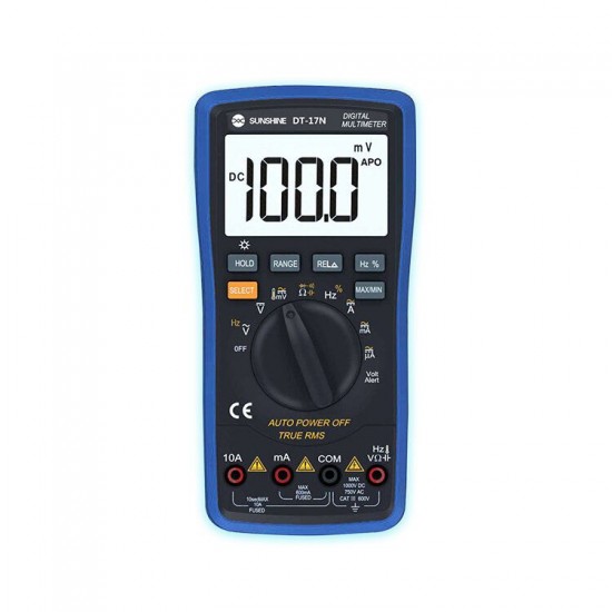 DT-17N Multimeter Fully Automatic High Precision Digital Display AC DC Voltage and Current Resistance Measurement DT-17N Multimeter Fully Automatic High Precision Digital Display AC DC Voltage and Current Resistance Measurement