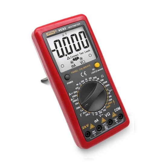 SZBJ VC92 Digital Large Screen Multimeter To Measure Interphase Voltage 2000V AC and DC Voltage To Measure 2KV High Voltage SZBJ VC92 Digital Large Screen Multimeter To Measure Interphase Voltage 2000V AC and DC Voltage To Measure 2KV High Voltage