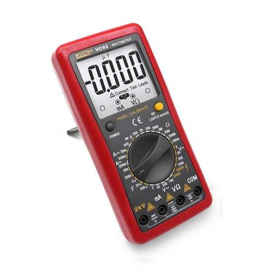 SZBJ VC92 Digital Large Screen Multimeter To Measure Interphase Voltage 2000V AC and DC Voltage To Measure 2KV High Voltage