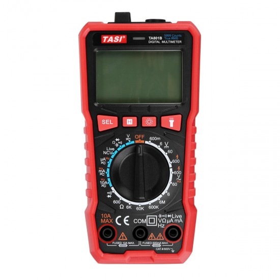 TA801B Multimeter High Precision Manual/Automatic Digital Ammeter Table AC and DC Universal Multifunction