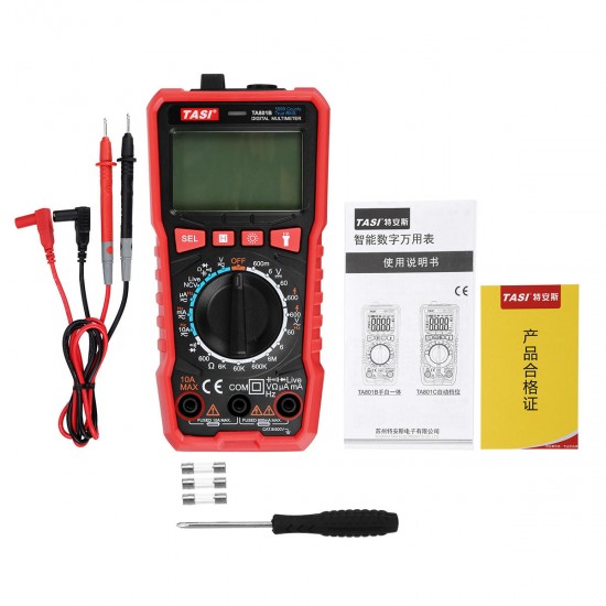 TA801B Multimeter High Precision Manual/Automatic Digital Ammeter Table AC and DC Universal Multifunction TA801B Multimeter High Precision Manual/Automatic Digital Ammeter Table AC and DC Universal Multifunction