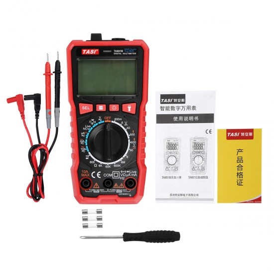 TA801B Multimeter High Precision Manual/Automatic Digital Ammeter Table AC and DC Universal Multifunction