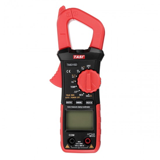 TA8315D Clamp Meter Multimeter High Precision Digital Ammeter Table AC and DC Universal Automatic Multifunction