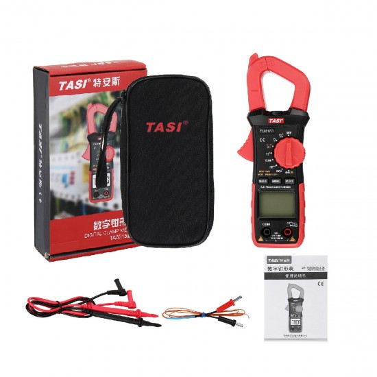 TA8315D Clamp Meter Multimeter High Precision Digital Ammeter Table AC and DC Universal Automatic Multifunction