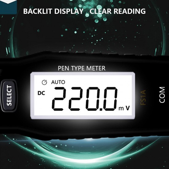 True RMS 6000 Counts Digital Display Portable Pocket Pen Multimeter Multifunctional Digital Display Voltage and Current Meter