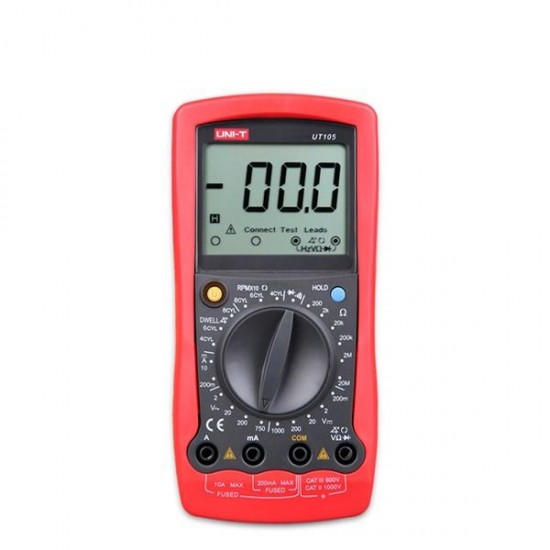 UT105 LCD Handheld DC/AC Digital Automotive Multimeter Multipurpose Meters Car Repairing Multimeter