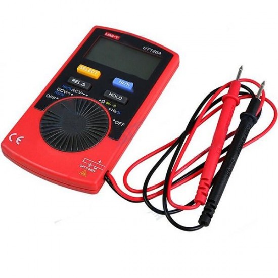 UT120A Super Slim Meter Pocket Handheld Digital Multimeter DC/AC Voltage Resistance Frequency Tester