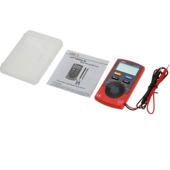 UT120A Super Slim Meter Pocket Handheld Digital Multimeter DC/AC Voltage Resistance Frequency Tester