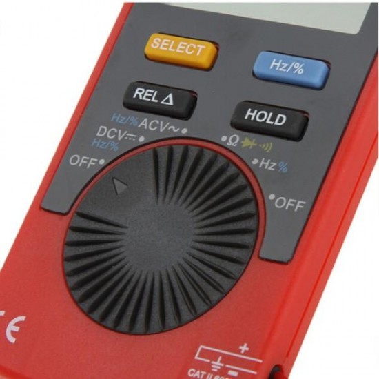 UT120A Super Slim Meter Pocket Handheld Digital Multimeter DC/AC Voltage Resistance Frequency Tester