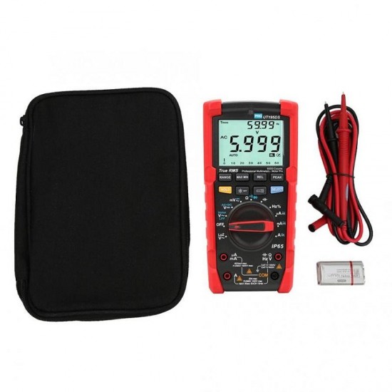 UT195DS IP65 Waterproof Portable Industrial True RMS Digital Multimeter AC DC Meter Voltmeter