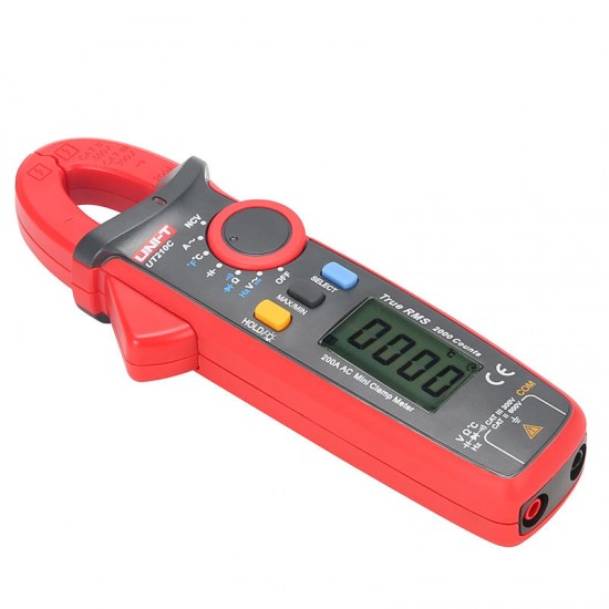 UT210C True RMS Mini Digital Clamp Meter Auto Range Capacitance Clamp Multimeter Megohmmeter Temperature Multitester