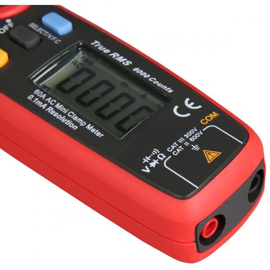 UT211B Multifunction 6000 Count True RMS Mini Clamp Meter Multimeter with V.F.C. NCV Test & Zero Mode UT211B Multifunction 6000 Count True RMS Mini Clamp Meter Multimeter with V.F.C. NCV Test & Zero Mode