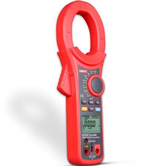 UT222 Digital Clamp Meter Multimeter with AC/DC Current Voltage Resistance Capacitance Frequency Test