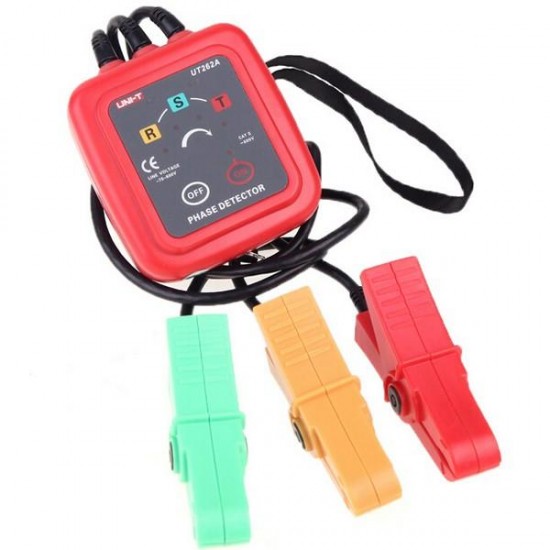 UT262A LED Display Non Contact 3 Phase Sequence Rotation Detector Indicator Meter Tester Buzzer UT262A LED Display Non Contact 3 Phase Sequence Rotation Detector Indicator Meter Tester Buzzer