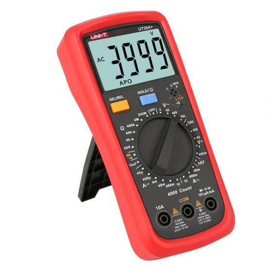 UT39A+ Digital Multimeter AC DC Voltage Current Handheld Tester 3999 Count Temperature Meter