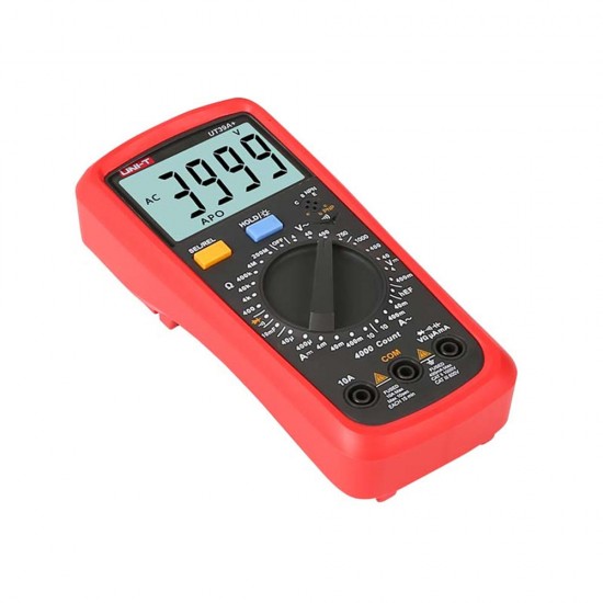UT39A+ Digital Multimeter AC DC Voltage Current Handheld Tester 3999 Count Temperature Meter