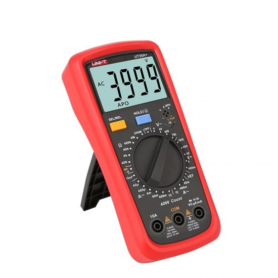 UT39A+ Digital Multimeter Auto Range Tester Upgraded from UT39A AC DC V/A Ohm /Temp /Frequency/HFE Test