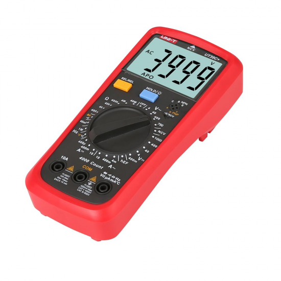 UT39C+ Digital Multimeter AC DC Volt Amp Ohm Capacitance Temp Hz Tester UT39C Plus Data Hold