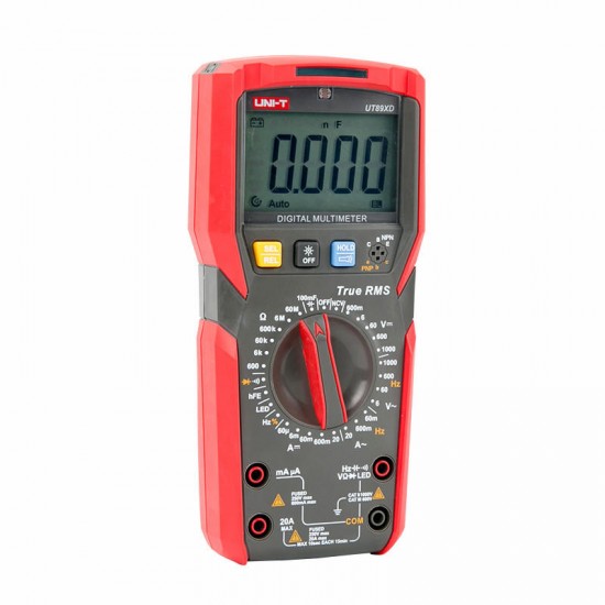 UT89X/UT89XD 6000 Count Digital Multimeter True RMS Automatic Backlight Multimeter NCV/Condensator/Triode/Temperatuur Tester