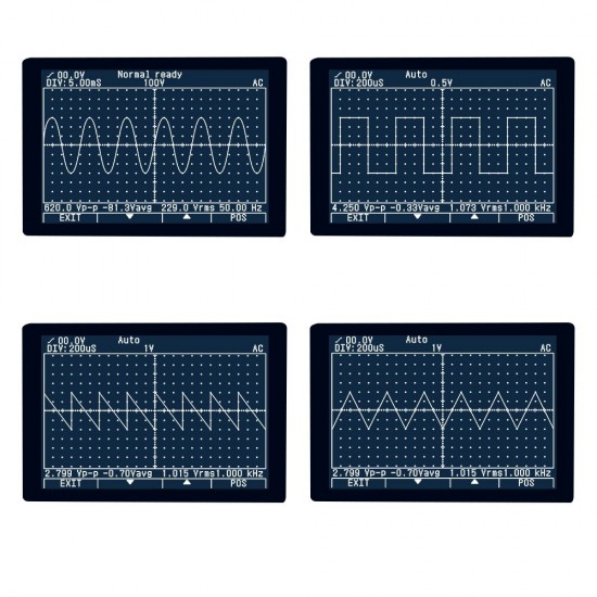 Upgraded MDS8207 Intelligent 2 in 1Digital 40MHz 200Msps/S Oscilloscope 6000Counts True RMS Multimeter