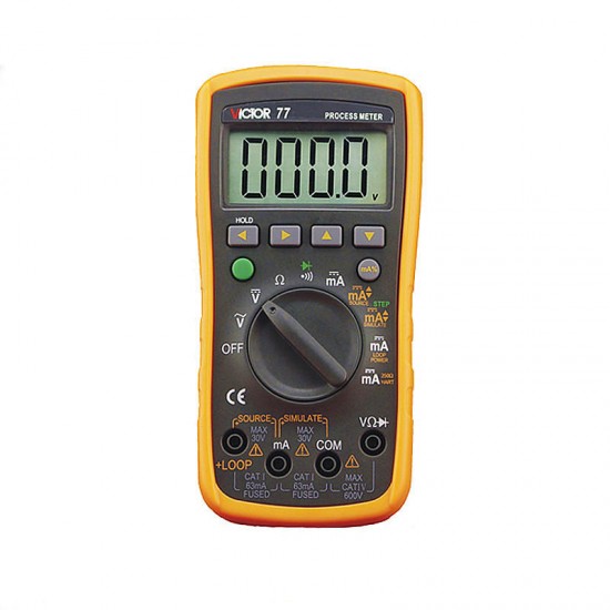 VC77 Digital Multimeter 2 In 1 4-20MA Signal Output Multimeter Process Signal Source VC77 Digital Multimeter 2 In 1 4-20MA Signal Output Multimeter Process Signal Source
