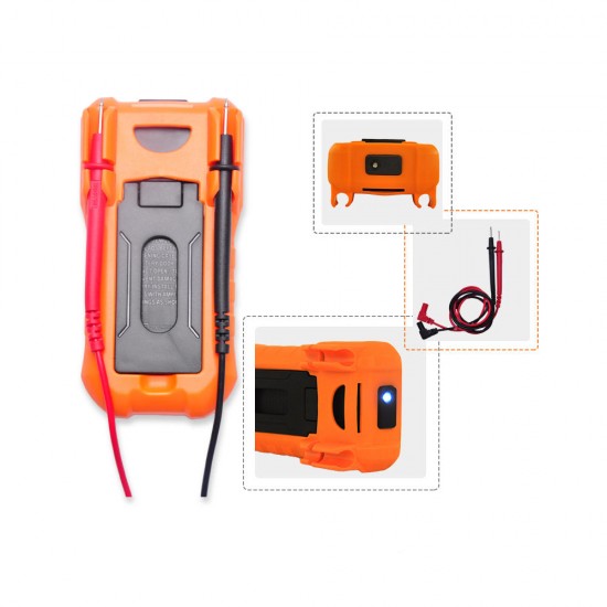 VC837 3 5/6 Auto Range True RMS LCD Display Digital Multimeter Non-Contact Voltage Detect NCV Relative Value Measurement Data Hold