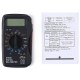 DT83B Digital Multimeter AC DC Voltage Current Resistance Diode Tester DT83B Digital Multimeter AC DC Voltage Current Resistance Diode Tester