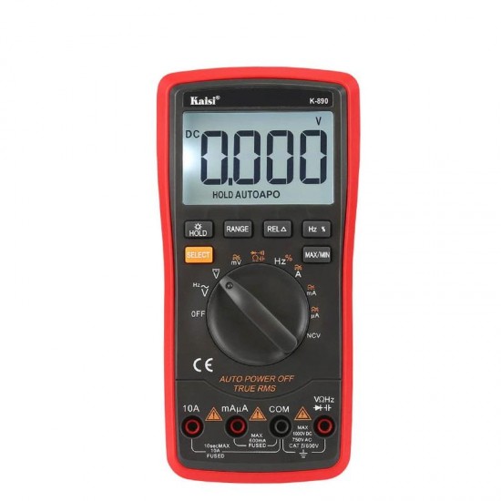 K-890 Professional LCD Digital Multimeter Electrical Handheld Digital Multimeter Tester Multimetro Ammeter Multitester K-890 Professional LCD Digital Multimeter Electrical Handheld Digital Multimeter Tester Multimetro Ammeter Multitester